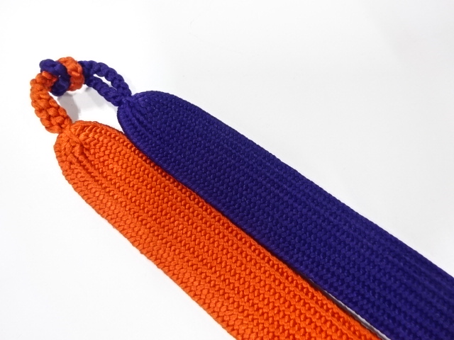  アンティーク　正絹　手組帯締め